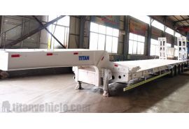 4 Axle 90T Lowbed Trailer will be sent to Senegal on December 2