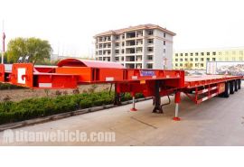 58M Extendable Wind Turbine Transport Trailer has finished and shipment to Vietnam