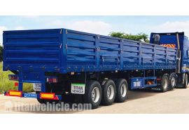 Customers Feedback of 50 Ton Flatbed Trailer with Sidewall