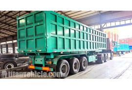 60T Dump Trailer will be sent to Mauritania Nouakchott