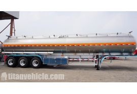 42CBM Tri Axle Aluminum Tanker Trailer will be sent to Zimbabwe