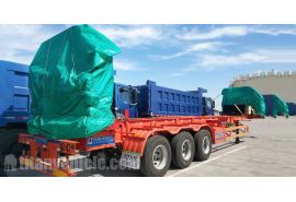 2 Sets 40ft Side Loader Container Trailer will be sent to Ellington, Fiji