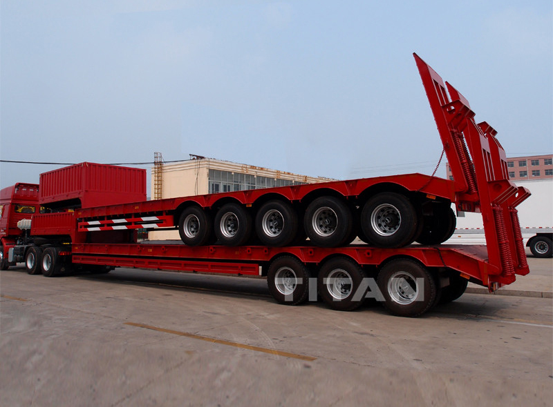 extendable lowboy trailer