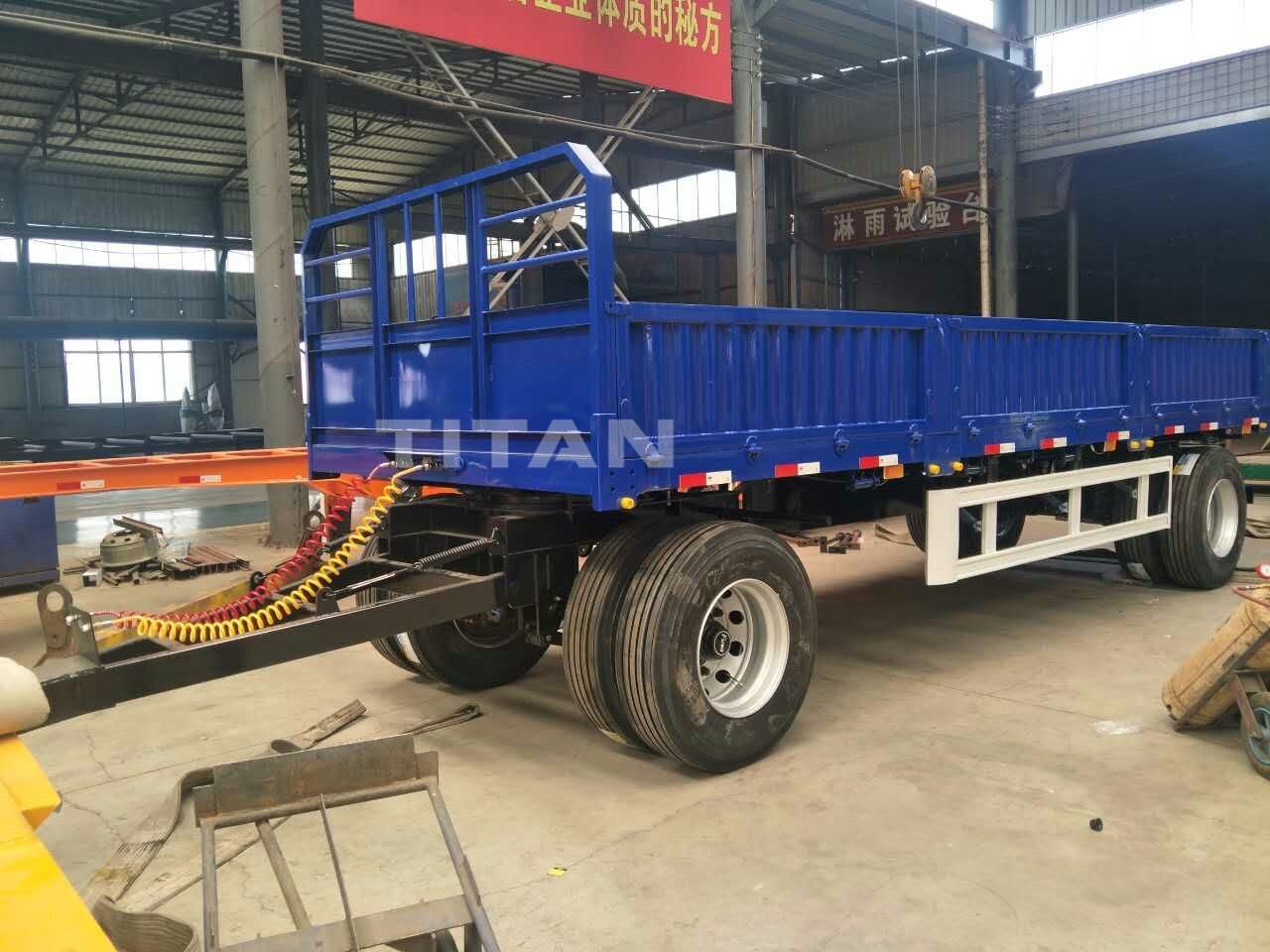 side wall drawbar trailer 