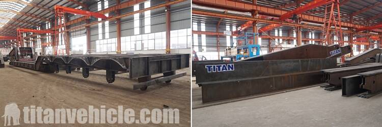 TITAN Production Process of 100T Removable Gooseneck Trailer