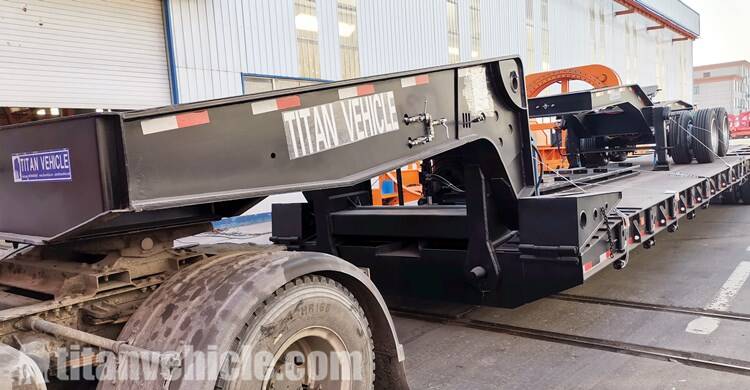 4 Axle Removable Gooseneck Trailer for Sale in Senegal Dakar