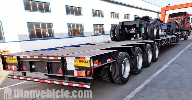 Package of 120T Removable Gooseneck Trailer for Sale