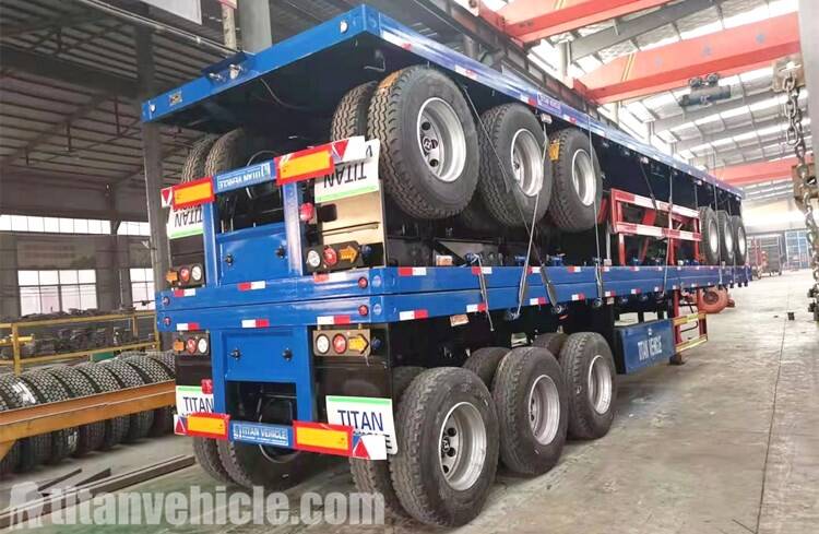 3 Axle Flatbed Trailer Price Manufacturer