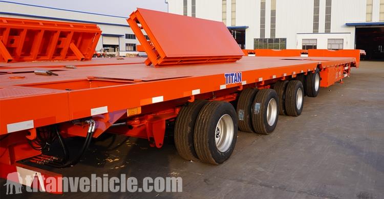 4 Axle Extendable Trailer Price