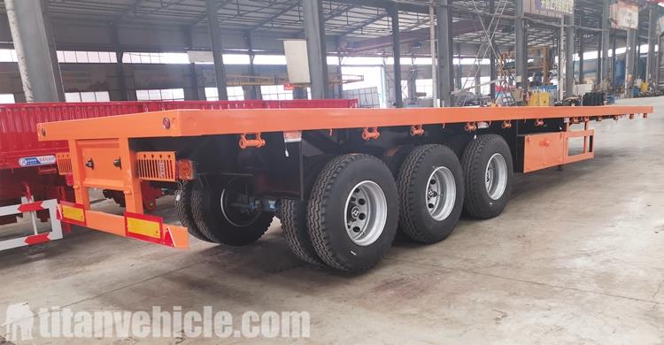 3 Axle Flatbed Trailer for Sale