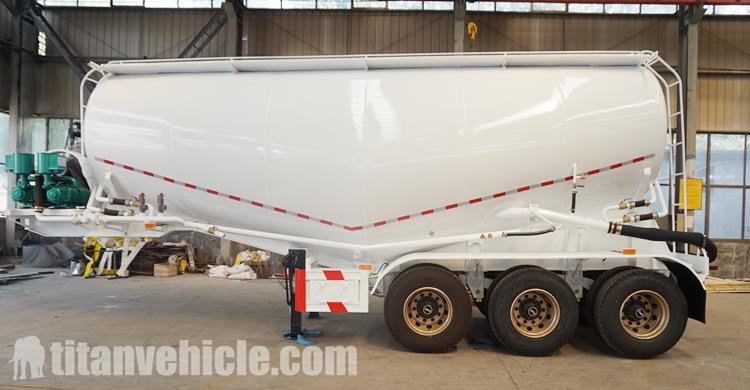 3 Axle 35CBM Bulk Cement Tanker Trailer for Sale In Kenya Nairobi