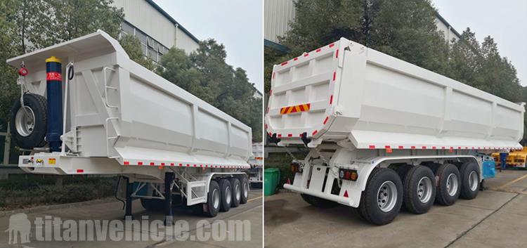 Customer 4 Axle Tipper Trailer