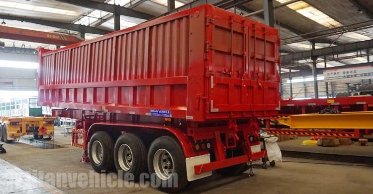 Tri Axle Tipper Semi Trailer with Best Price Manufacturer