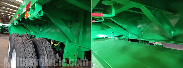 Details of 40 Foot Flatbed Deck Trailer