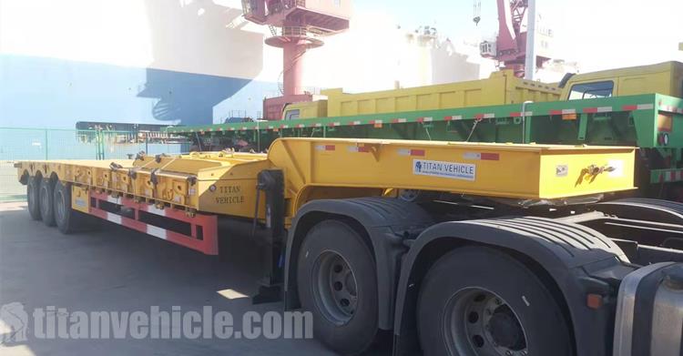 Low Loader Excavator Low Loader Trailer for Sale Price