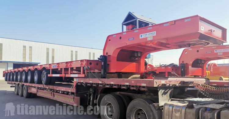 9 Axle Extendable Windmill Blade Transport Trailer for Sale In Vietnam