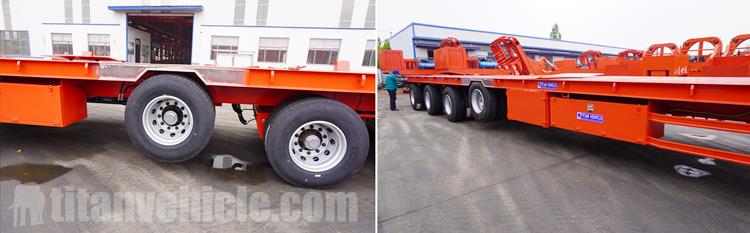 50M Extendable Wind Blade Trailer for Sale In Chile