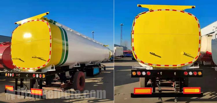 3 Axle 60000 Liters Fuel Tanker Trailer for Sale In Malawi