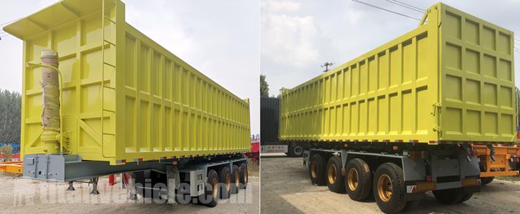 4 Axle 40CBM Tipper Trailer for Sale In Malawi