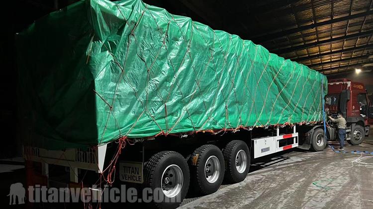 Tri Axle 60 Ton Dropside Trailers for Sale In Zimbabwe