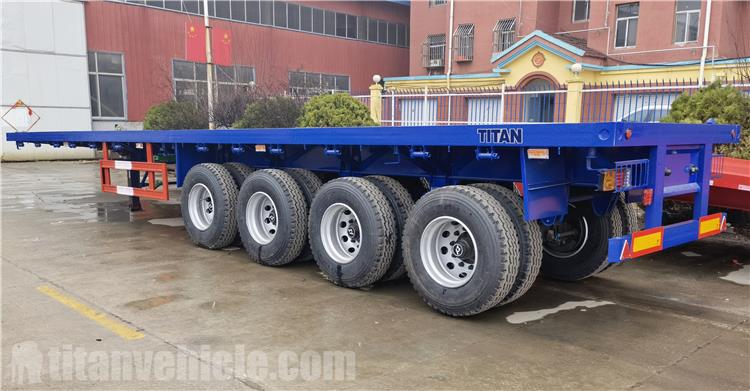 4 Axle 48 Ft Flatbed Trailer for Sale In Malta