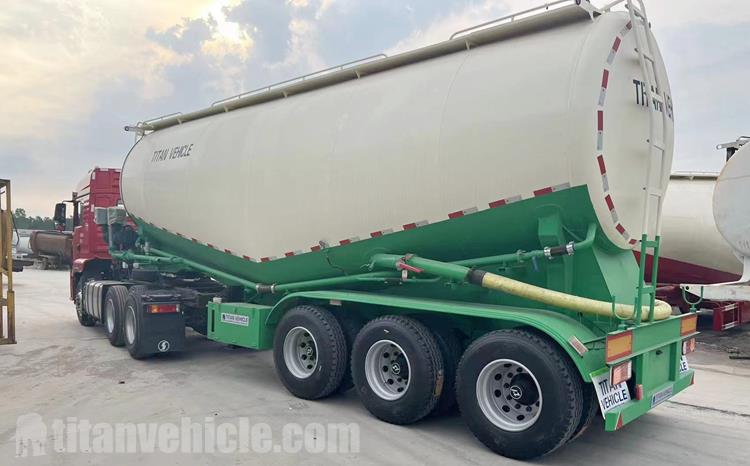 Tri Axle 40CBM Pneumatic Dry Bulk Trailer for Sale in Philippine Manila