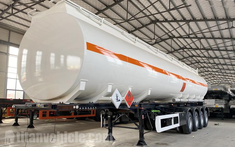 4 Axle 54000 Ltrs Palm Oil Tanker Trailer for Sale In Zimbabwe Harare