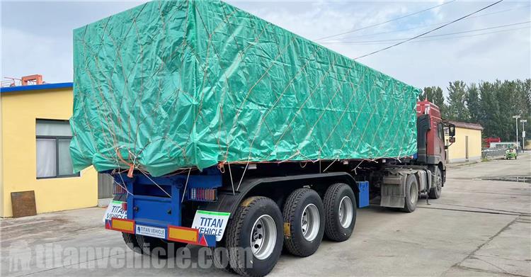 Tri Axle 33CBM Semi Dump Trailers for Sale in Benin