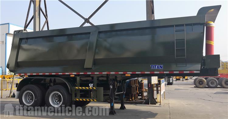 2 Axle 30CBM Semi Tipper Trailer for Sale In Burkina Faso