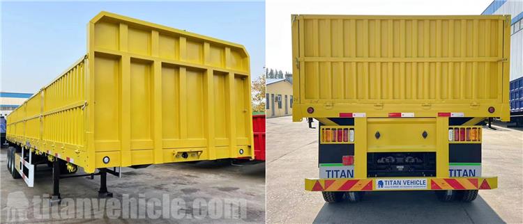 Tri Axle 60 Ton Dropside Trailer for Sale In Djibouti