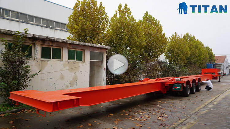 single beam extendable trailer