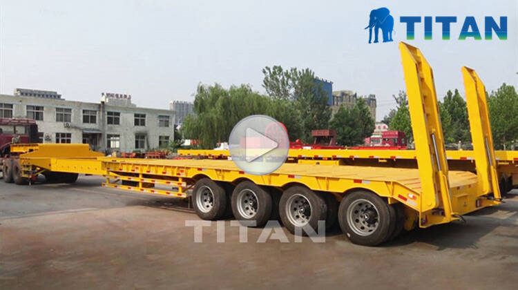 16-24m Extendable Lowbed Trailer