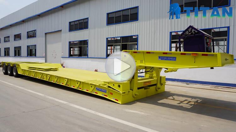 3 line 6 axle Lowboy Trailers