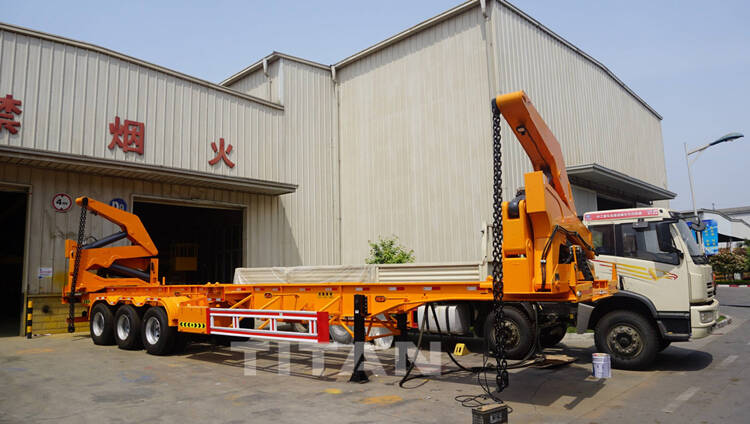 40FT side loading container trailer